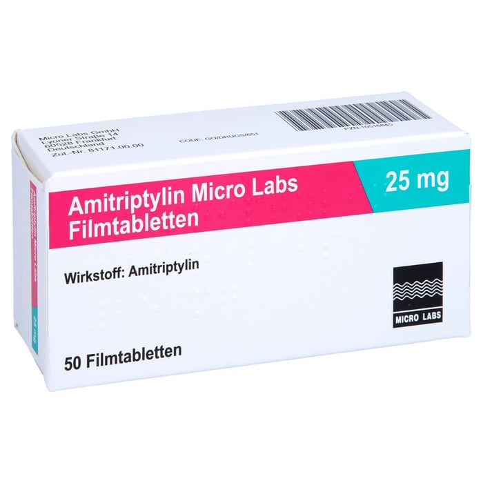 Amitriptylin Micro Labs 25 mg Filmtabletten