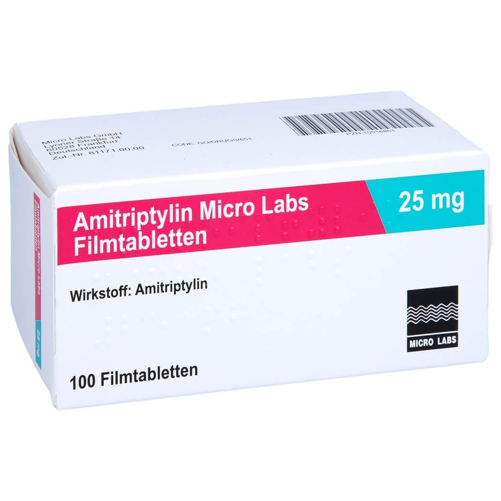 Amitriptylin Micro Labs 25 mg Filmtabletten