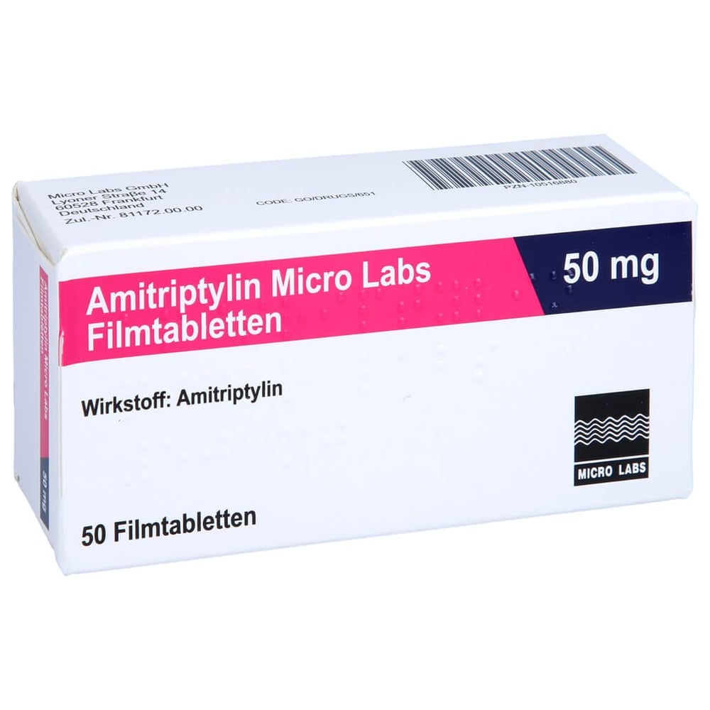Amitriptylin Micro Labs 50 mg Filmtabletten