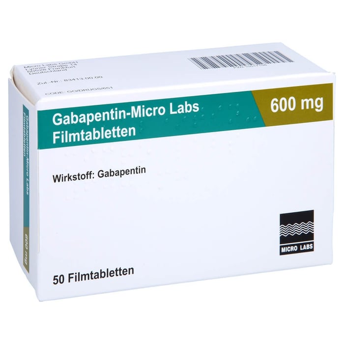 Gabapentin-Micro Labs 600mg