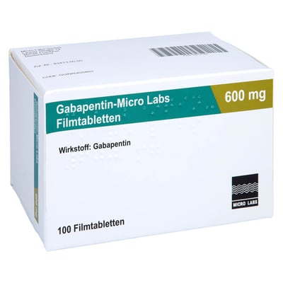 Gabapentin-Micro Labs 600 mg Produktbild 1