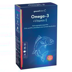 Gesund Leben Omega-3 1.000 mg Kapseln+Vitamin E