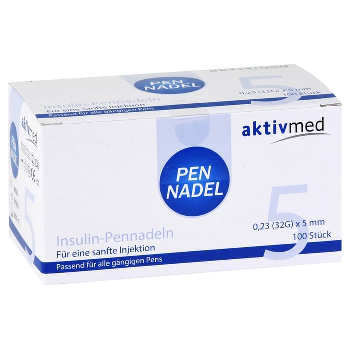 PEN-NADELN Universal 5 Kanülen 0,23x5 mm 32 G