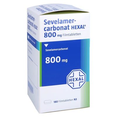 Sevelamercarbonat Hexal 800 mg Filmtabletten Produktbild 1