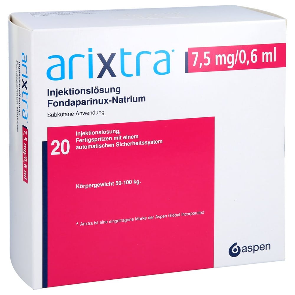 Arixtra 7.5 mg/0.6 ml Fertigspritze