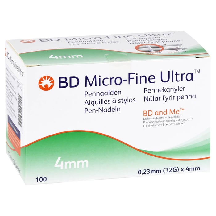 Bd Micro-fine Ultra Pen-Nadeln 0,23x4 mm 32 G