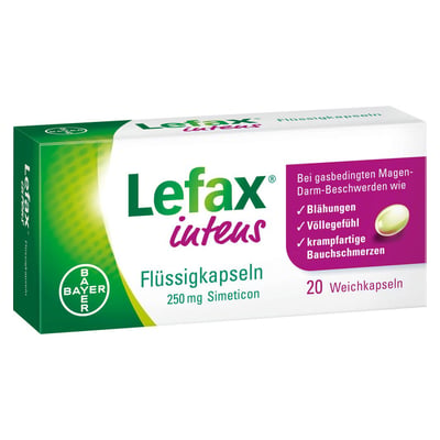 Lefax intens Flüssigkapseln 250 mg Simeticon Produktbild 1