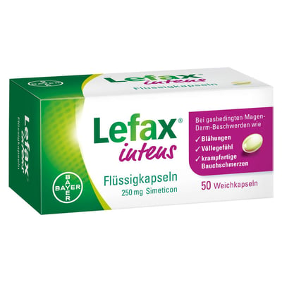 Lefax intens Flüssigkapseln 250 mg Simeticon Produktbild 1