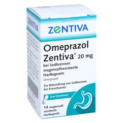 Omeprazol Zentiva 20 mg bei Sodbrennen