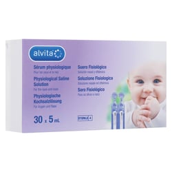 Alvita physiologische Kochsalzlösung Ampullen