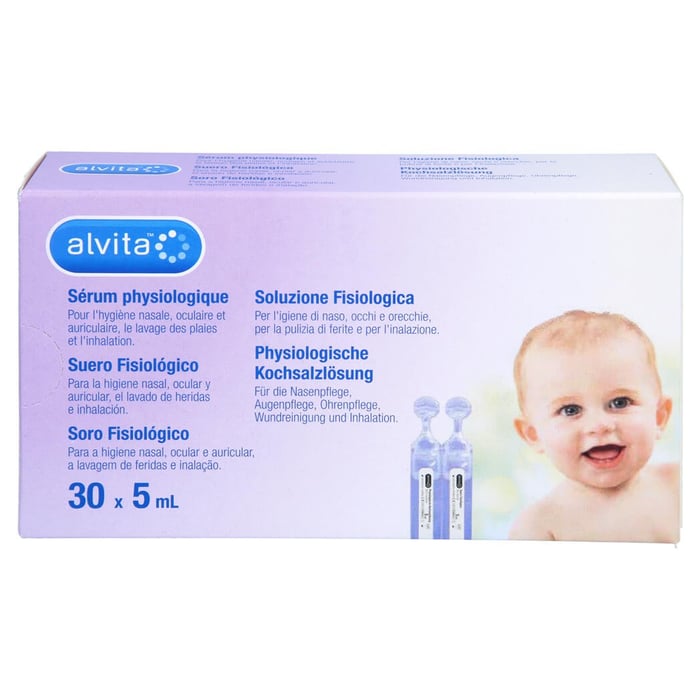Alvita physiologische Kochsalzlösung Ampullen