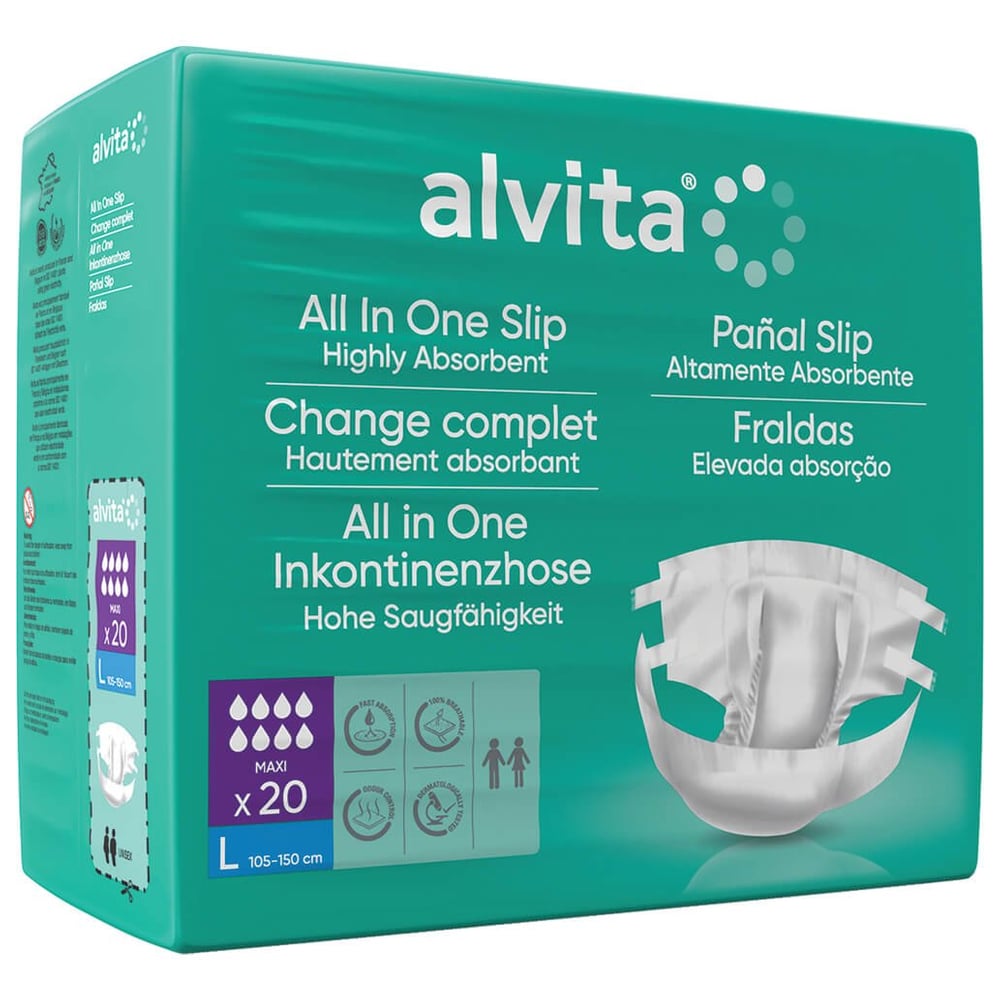 Alvita All-in-One Inkontinenzhose Maxi Large Nacht