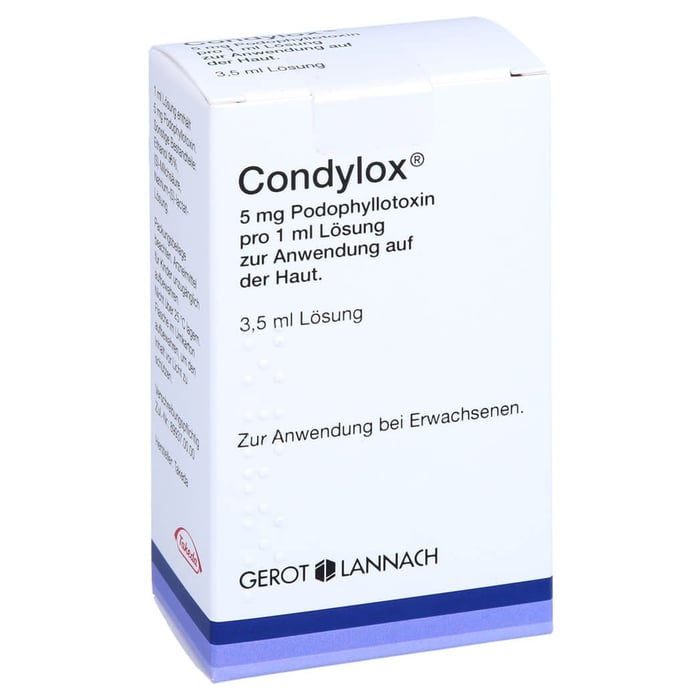 Condylox 5mg/ml Lösung zur Anwendung auf der Haut