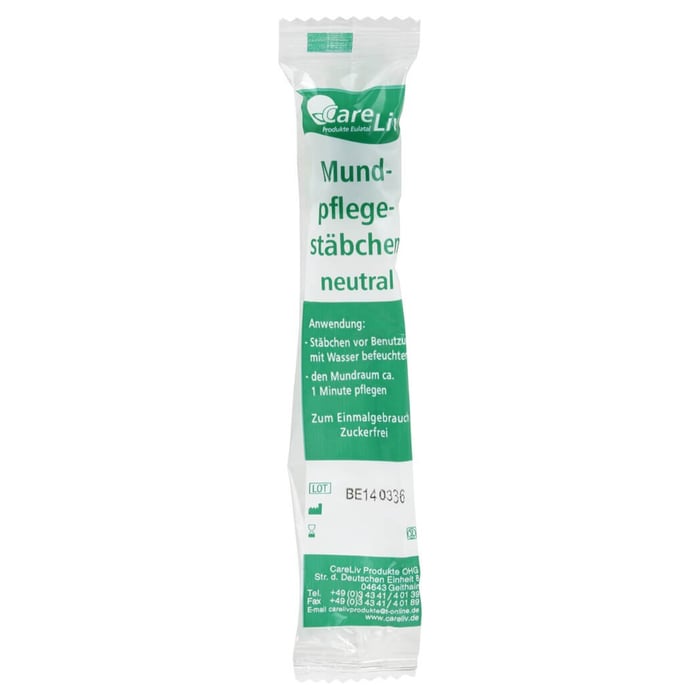 Mundpflegestäbchen Schaumstoff neutral