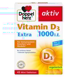 Doppelherz Vitamin D3 1000 I.E. Extra