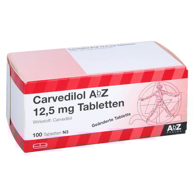 Carvedilol AbZ 12,5 mg
