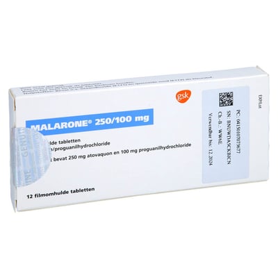 Malarone 250 mg/100 mg