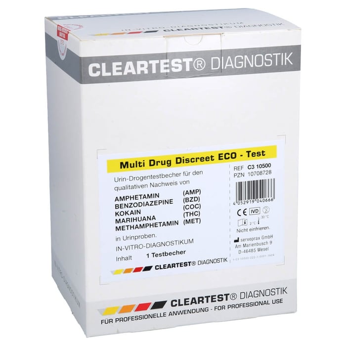Cleartest Multi Drug Discreet Eco-Test 5-fach