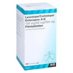 Levodopa/Carbidopa/Entacapon AbZ 100 mg/25 mg/200 mg