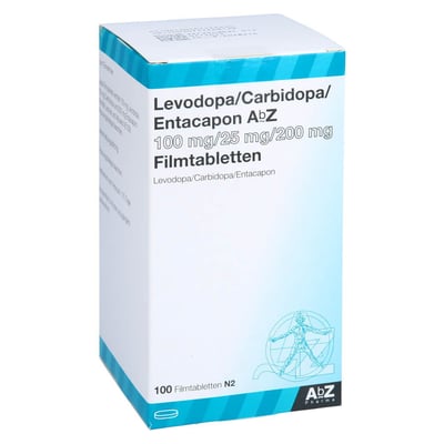 Levodopa/Carbidopa/Entacapon AbZ 100 mg/25 mg/200 mg