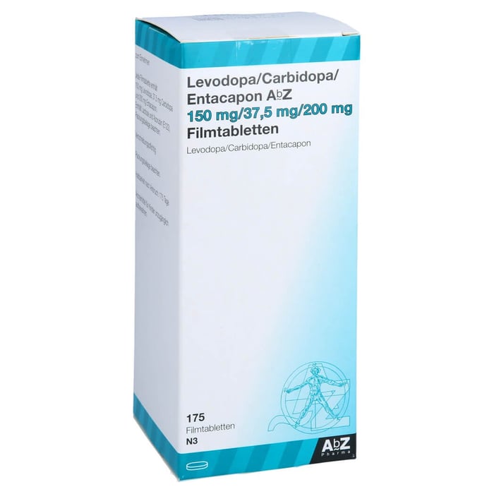 Levodopa/Carbidopa/Entacapon AbZ 150mg/37,5mg/200mg