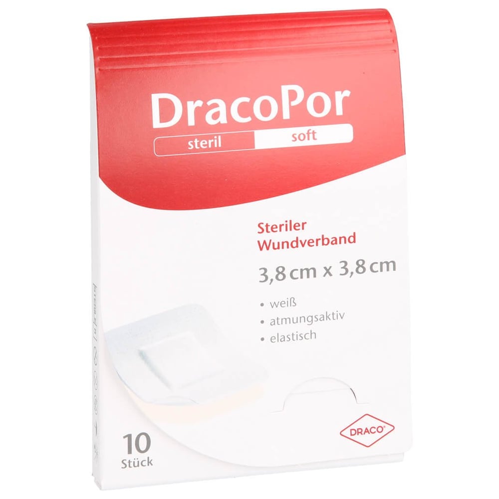 Dracopor Wundverband 3,8x3,8 cm steril