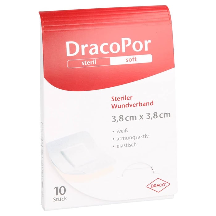 Dracopor Wundverband 3,8x3,8 cm steril
