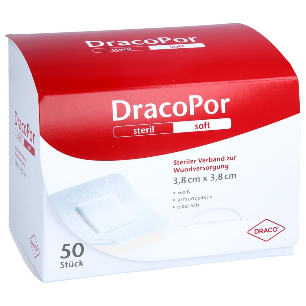 Dracopor Wundverband 3,8x3,8 cm steril