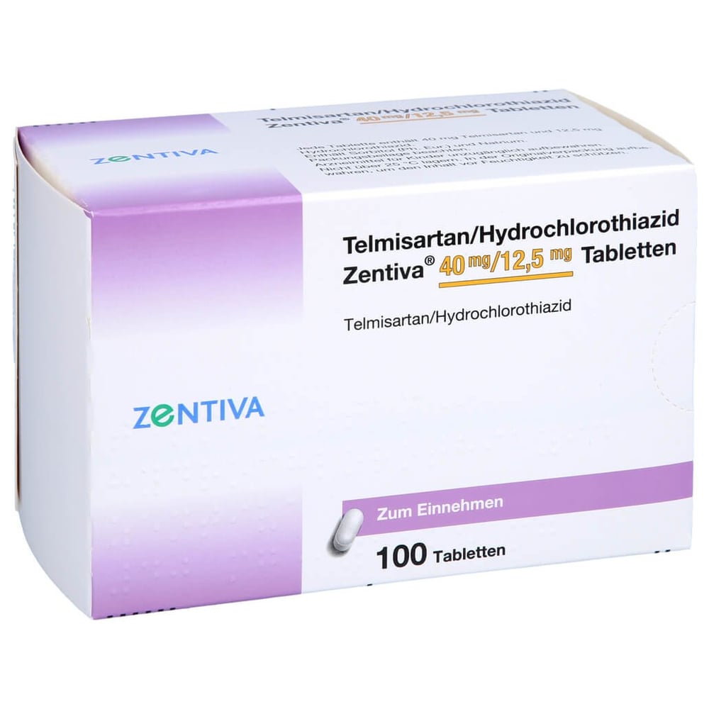 Telmisartan HCT Zentiva 40/12.5MG TABLETTEN