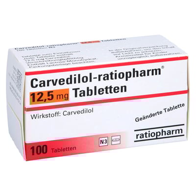 Carvedilol-ratiopharm 12,5 mg