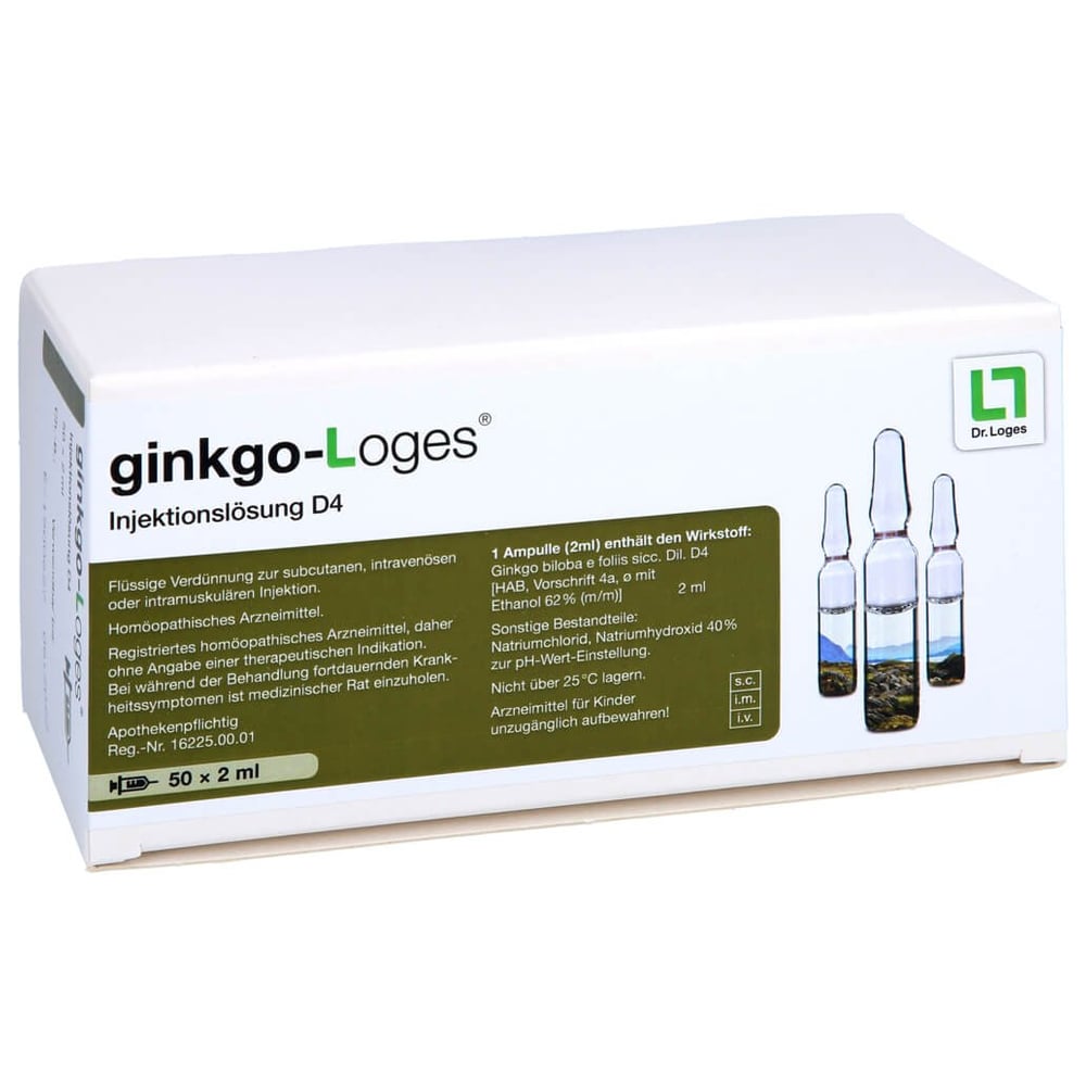ginkgo-Loges Injektionslösung D4