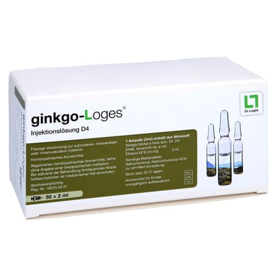 ginkgo-Loges Injektionslösung D4