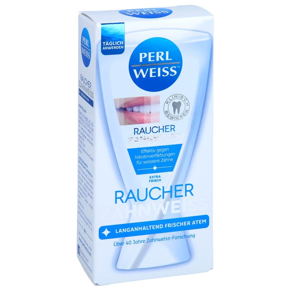 Perlweiss Raucher Zahnweiß Zahncreme