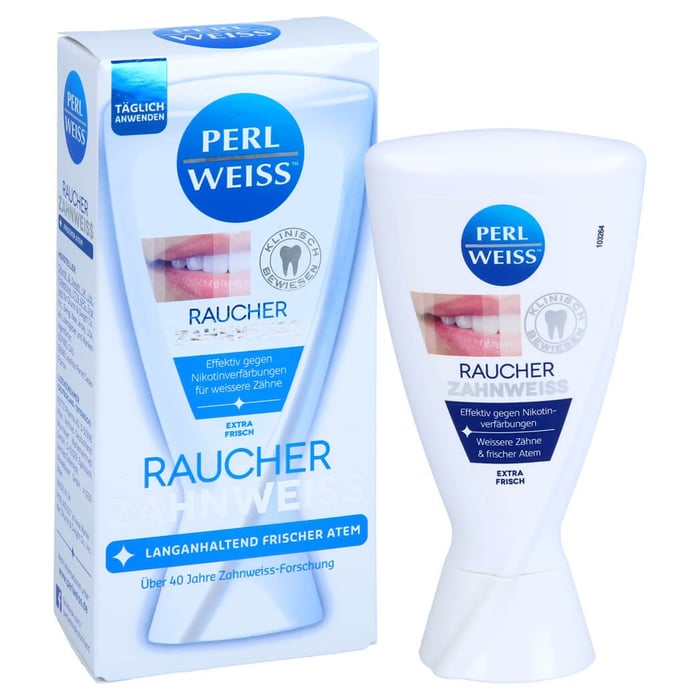 Perlweiss Raucher Zahnweiß Zahncreme