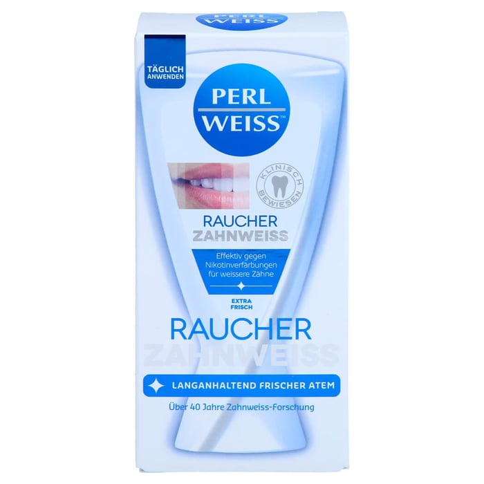 Perlweiss Raucher Zahnweiß Zahncreme