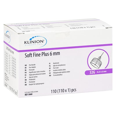Soft fine plus Kanülen 6 mm 31G 0,25 mm Produktbild 1