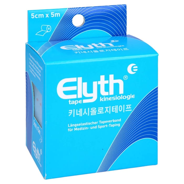 Kinesiologie Tape Elyth 5 cmx5 m blau