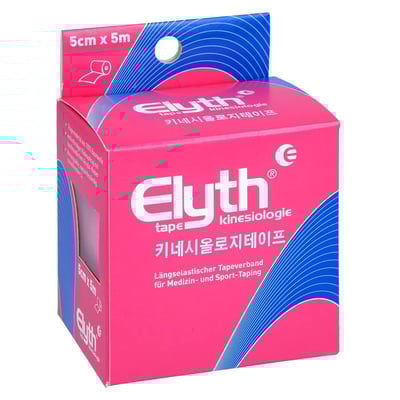 Kinesiologie Tape Elyth 5 cmx5 m rot