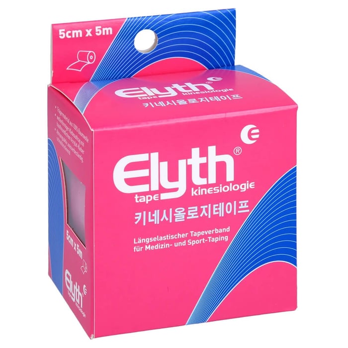 Kinesiologie Tape Elyth 5 cmx5 m rot