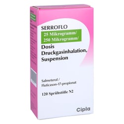 Serroflo 25ug/250ug 120 Hub Dosieraerosol