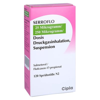 Serroflo 25ug/250ug 120 Hub Dosieraerosol
