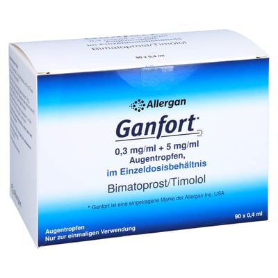 Ganfort 0,3 mg/ml + 5 mg/ml ATR in Einzeldosisbeh. Produktbild 1