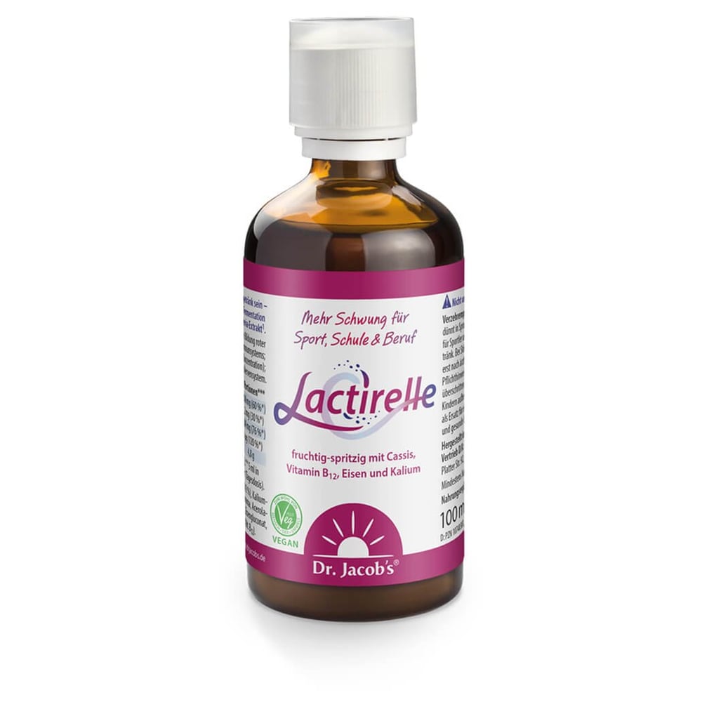 Dr. Jacob's Lactirelle Milchsäure-Cassis-Konzentrat Eisen