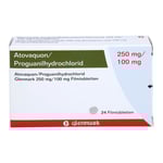 Atovaquon/Proguanilhydrochlorid Glenmark 250 mg/100 mg
