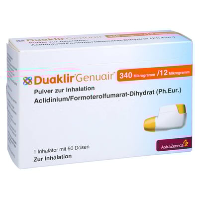 Duaklir Genuair 340ug/12ug Pulver z. Inh. 60ED