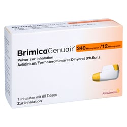 Brimica Genuair 340ug/12ug Pulver z.Inh.60ED
