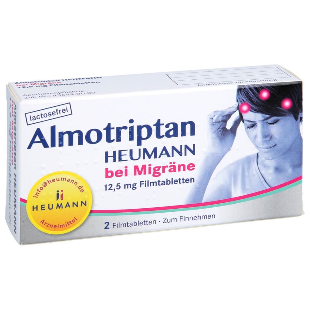 Almotriptan Heumann bei Migräne 12,5 mg