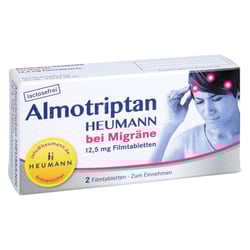 Almotriptan Heumann bei Migräne 12,5 mg