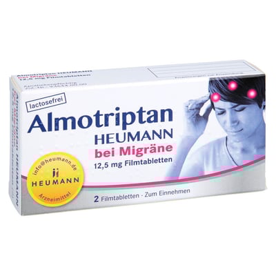 Almotriptan Heumann bei Migräne 12,5 mg