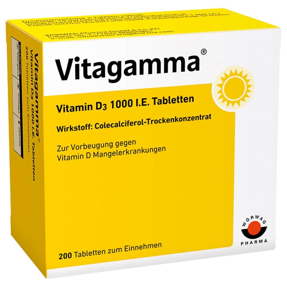 Vitagamma Vitamin D3 1000 I.E.